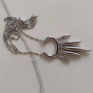 Stella and Dot Silver Pendant Neck